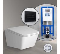 Pack WC suspendu VitrA Equal et bâti-support neeos,, 7245B403-0075+16601BM#SET,