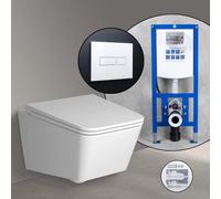 Pack WC suspendu VitrA Equal et bâti-support neeos,, 7245B403-0075+16601WH#SET,