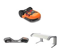 Pack WORX Landroid Plus - 300 m² Robot Tondeuse Connecté WR169E + ACS + Garage de Protection (Installation Facile, Configurable, Autonome, Contrôle à Distance Via APP, Tonte Intelligente)