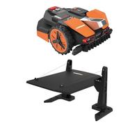 Pack Worx LANDROID Vision 600m² WR206E .1 + Garage de Protection Design (Caméra 4K + IA Adaptative, évite Les Obstacles, Coupe des Bordures, Multizone, précision sans réseau RTK ou antenne)