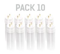 Pack x10 LEDECO T8 Silver Electronics 1200mm 1850lm 18W 4000K 25.000H opal glass