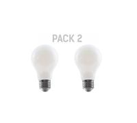 Pack x2 Ampoule LED Standard A60 filamento Crystal Frost A Class E27 1055lm 5W 3000K