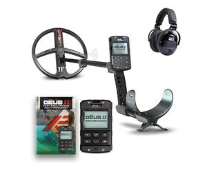 Pack XP Deus II: détecteur de métaux Adulte, Disque FMF 28cm, WSAII-XL | Chasse aux trésors, télécommande sans fil, disque multifréquence rapide 28cm, casque WSAII-XL (DEUS2-28FMFRC+WSAII-XL)
