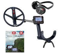 Pack XP ICONX: détecteur de métaux pour Adultes, WSA St, Disque FMF 28cm | Compatible DEUS II, télécommande sans fil, disque multifréquence rapide 28cm, casque stéréo WSA ST (ICONX-28FMFRCWSAST)