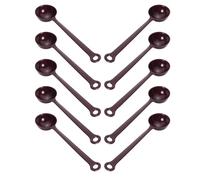 PACKOVE 10 Pièces Cuillère Doseuse pour Café Moulu Manche Long en Plastique, Surface Lisse sans Bord, Cuisine Pâtisserie