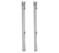 PACKOVE 2 Pièces Tube de Brûleur pour Barbecue à Gaz, Acier Inoxydable | Surface Polie, Ports de Flamme Espacés Uniformément, Installation Facile, Usage Extérieur Commercial