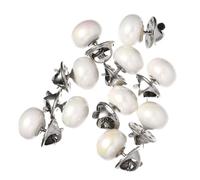 PACKOVE 20Pcs Boutons de Sécurité Boutons en Imitation pour Blouses Femmes Élégant Métal Fermoir Multifonctionnel