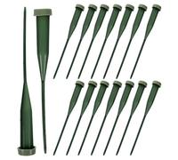 PACKOVE 25 Pièces Tube à Eau en Plastique pour Fleurs et Orchidées, Conserve Fraîcheur, 14,5cm, pour Décorations Florales et Expositions Commerciales