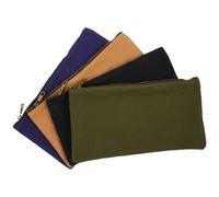 PACKOVE 4 Pièces Petite Trousse à Outils Fermeture Éclair en Toile Oxford | Rangement Léger pour Petits Outils, Pochette Pratique à Glisser Emporter, Format Compact