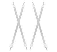 PACKOVE 4 Pièces Tube Chauffant Électrique Élément Chauffant en Quartz et Céramique, Blanc, Chauffage Rapide, Installation Facile, pour Radiateur D’appoint, Salons et Chambres