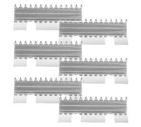 PACKOVE 6 Pièces Lame de Rechange Coupe Nette et Lisse en Acier Inoxydable Couleur Argenté pour Coupeur de Ruban Adhésif Dents Dentelées Adaptée pour Entrepôt et Bureau