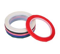 PACKOVE 6 Rouleaux Ruban Adhésif PET pour Tableau Blanc, Marquage et | Bande Fine à Adhérence Modérée, Découpe Facile à Longueur Voulue, pour Repérage et Travaux Manuels