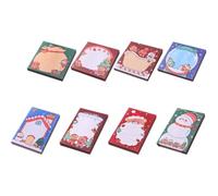 PACKOVE 8 Pièces Autocollant Mémo Cartoon, 8 Blocs, Papier | Note Quotidienne Multi-usage, Facile à Utiliser, Adhésif Pratique, Fournitures pour Travail et Étude