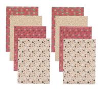 PACKOVE 8 Pièces Papier D'emballage de Noël Papier Présent Kraft DIY Découpe pour Emballage de Fleurs et Origami Motif Classique Rétro de Noël Couleur Aléatoire