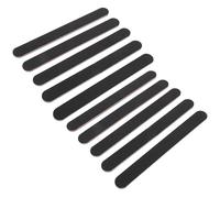 PACKOVE Bâtonnets de Polissage Ponçage Noirs, Double Face, Multi-fonction pour Maquettes et Figurines, 10 Pièces en Éponge Abrasive pour Finitions Précises