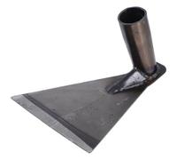 PACKOVE Binette de Jardin Triangulaire en Acier Manganèse Argenté, Outil Multifonction pour Labourer et Désherber Efficacement le Sol Lors Plantation de Légumes