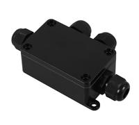 PACKOVE Boîte de Jonction Étanche Plastique pour Extérieur Coffret de Raccordement et Résistant aux Intempéries Protection Sécurisée pour Câbles Électriques et Connexions Souterraines