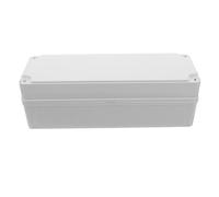 PACKOVE Boîte Étanche Extérieure Rectangulaire en Plastique pour Jardin et Éclairage, Construction Robuste Montage Facile pour Distribution Électrique Sécurisée