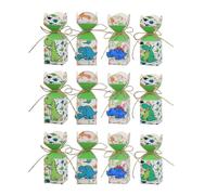 PACKOVE Boîtes à Bonbons et Forme Originale de Dinosaure Dinosaure 12 Pièces en Matériau Synthétique Design Soigné pour Fête D'anniversaire
