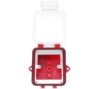 PACKOVE Boîtier Protecteur Transparent Étanche pour Bouton Alarme Incendie Couvre Bouton Arrêt Urgence Compatible avec Sap-mfs Protection Complète pour Points Alarme Manuels Installation