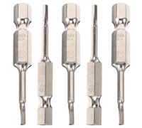 PACKOVE Coffret D'embouts de Tournevis à Tête Triangulaire en Acier Allié Argenté, Magnétique et Facile à Utiliser pour Réparation Professionnelle