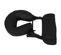 PACKOVE Coussin de Massage du Visage Ergonomique Noir en Pu et Pvc Léger Support pour Spa et Tables de Massage