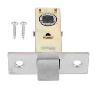 PACKOVE Loquet Tubulaire à Mortaiser pour Poignée de Porte Acier Inoxydable Doré Serrure Intérieure Polyvalente Compatible Portes Coulissantes Installation Facile sans Outil