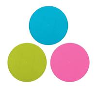 PACKOVE Lot de 3 Grilles Chauffantes Pliables en Pp Multifonctions Manique Isolante, Pratiques et Résistantes la Déformation pour Micro-ondes Cuisine Couleur Aléatoire