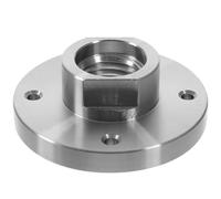 PACKOVE Mandrin Filetage 1-8tpi pour Tour à Bois en Acier 3 Pouces à Plateau Surface Plate de Précision et Démontage Facile pour Projets de Tournage sur Bois