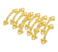 PACKOVE Mini poignées antiques or pour tiroirs et coffrets, lot de 12 poignées décoratives en alliage de zinc, installation conviviale pour décoration maison