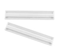 PACKOVE Moules en Silicone pour Support de Dominos 2pcs, Réutilisables et Faciles à Nettoyer, pour DIY et Résine Artisanale
