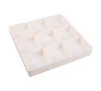PACKOVE Organisateur de Rouge à Lèvres 9 Compartiments Tiroir de Rangement Maquillage Transparent pour Coiffeuse, Organisateur Cosmétique Adaptable
