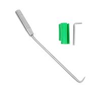 PACKOVE Outil de Fixation de Fil Crochet Affûté en Acier Inoxydable et Billes Rotatives 360°, Attache Fil Béton Rapide pour Barres D'armature Solide