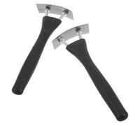 PACKOVE Outil de Raclage et Petite Denture pour Écorce d'arbre Fruitier 2 Pièces Poignée Ergonomique, Lame en Métal pour Greffage et Élimination Rapide des Chancres