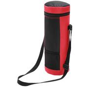 PACKOVE Paquet Isotherme Portable pour Bouteille de Vin 2l en Tissu Oxford Noir Résistant à l'usure Doublure en Coton Perlé pour Pique-niques et Activités en Plein Air