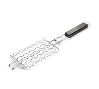 PACKOVE Pince à Griller en Acier Inoxydable Manche en Bois, Pratique et Verrouillable, pour Barbecue en Plein Air et Activités de Camping