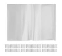 PACKOVE Pochette transparente pour cahier A4 Lot de 40, couverture imperméable en PP, résistante à la poussière, flexible, pour école et bureau, pour carnets et documents