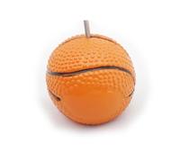 PACKOVE Porte-clip Mémo Basket en Résine Base Ballon, Câble Flexible en Acier Inoxydable, Accessoire Sport pour Bureau et Maison Orange
