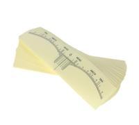 PACKOVE Règle à Sourcils Jetable 100 Pcs en Pe Flexible pour Microblading Professionnel et Usage Domestique, Facile à Utiliser Retirer, Autocollants pour Mise des Sourcils