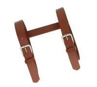 PACKOVE Sangle de Transport Ceinture de Reliure Couverture de Camping pour Cuir PU Marron Facile à Installer et Fixation Rapide de H pour Tapis de Pique-niques Yoga