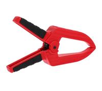 PACKOVE Serrage-joint Profond à Long Bec en Plastique et Acier, Pince de Fixation Légère et Sûre pour Travail du Bois, Ouverture 50mm, Profondeur de Gorge 75mm, pour Pêche et Navires