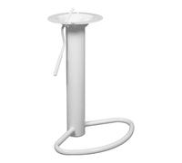 PACKOVE Socle Rotatif en Fer Blanc pour Tabouret de Bar avec Repose-Pied Intégré et Réglage Précis Hauteur, Cuisine et Fêtes à Domicile