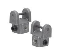PACKOVE Support de Lame Adaptateur sans Goupille en Métal Argenté pour Scie à Chantourner 2 Pièces Compatible Universellement pour Projets Maison et Travail du Métal