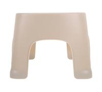 PACKOVE Tabouret de Salle de Bain en Pvc Noir, Surface Lisse et Solide, Repose-pieds Ergonomique pour Salle de Bain Cuisine, Pratique et Solide