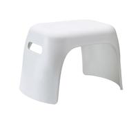 PACKOVE Tabouret Garçon et Filles Antidérapant Blanc en PP, Compact et Sûr, Design Nordique Simple, pour Maison et Jardin D'garçon et Filles, Dimensions 33x20x21 Cm