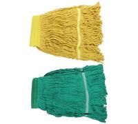 PACKOVE Têtes de Rechange Lot de 2 Pièces pour Remplacement Lingettes Lavables et Absorbantes pour Balai en Fil de Coton Serpillière Vaporisateur à Usage Domestique