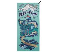 PackTowl Serviette de voyage Personal Artist Series microfibre 64 x 137 cm Turquoise Taille unique