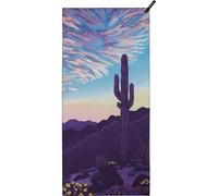 PackTowl Serviette de camping et de voyage en microfibre ultra légère, imprimé désert, format pour le corps