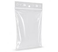 PACKY - Sachet Zip 40x60 Cm - 100 Pièces - Sachet Plastique Transparent - Ziplock Bag