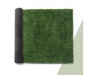 Paco Home Gazon Synthétique Jardin Balcon Terrasse Tapis Gazon Intérieur Extérieur Lavable Naturel Doux Effet Nature, Modèle:25mm, Dimension:100x300cm